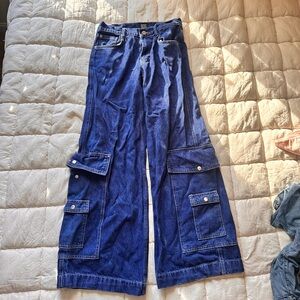 BDG Flare Jeans in Deep Blue